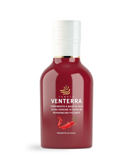 Bio olivenöl extra vergine basierte dressing und Peperoni