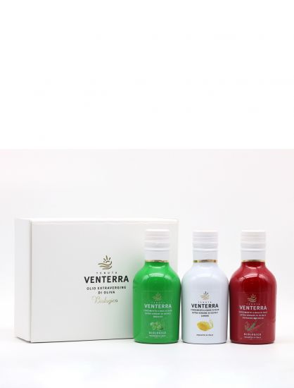 Organic extra virgin olive oil flavoured with Black Truffle Aroma
